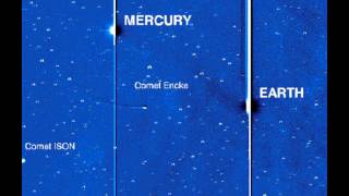 Comets ISON and Encke captured by NASAs STEREO [upl. by Notselrahc]