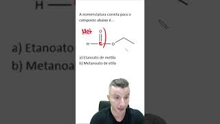 MONSTRÃO À JATO  METANOATO DE ETILA shorts enem quimicaenem aulasdequimica [upl. by Tremain]