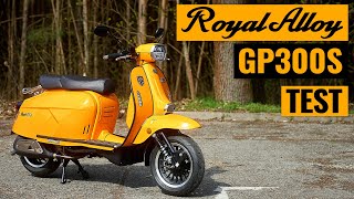 Royal Alloy GP 300 S Test  Wie fährt sich der neue Retro Scooter [upl. by Atiuqer]