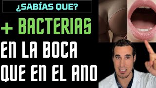 La 👄BOCA tiene más BACTERIAS 🦠 que el 💩ANO y GENITALES Estos datos te sorprenderán [upl. by Shaine775]