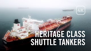 Heritage Class Shuttle Tankers  4K Aerial Footage [upl. by Vange]