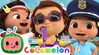 Jobs and Career Song  CoComelon  Sing Along  Nursery Rhymes and Songs for Kids [upl. by Akimehs]