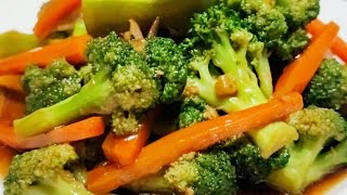 Super Quick Stir Fry Broccoli and Carrot Recipe  Broccoli Recipe [upl. by Lehsar]