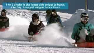 Val Thorens  Piste de luge  Le Toboggan [upl. by Spiegleman450]