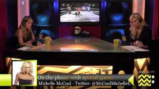 Tough Enough After Show w Candice Michelle and Michelle McCool quotRunning with Wolvesquot  AfterBuzz TV [upl. by Betsy]