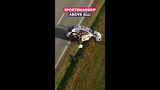 Rivals on the track friends off it WRC’s sportsmanship game is strong 💪🏁 wrc [upl. by Demetre]