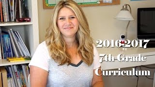 20162017 7th Grade Homeschool Curriculum [upl. by Nanah]