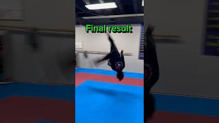 Aerial tutorial tutorial tkdaction martialarts taekwondo challenge [upl. by Eusoj]