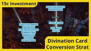 Divination Card Fountain Divination Card Conversion Farming Strategy pathofexile Necro324 [upl. by Hollingsworth]