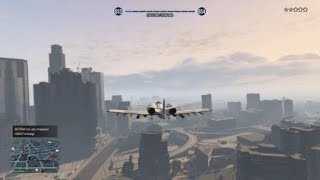 GTA 5 Online  How to bomb players with the B11 Strikeforce [upl. by Airdnua964]