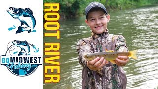 Trout Fishing the Root River at ForestvilleMystery Cave June 16th [upl. by Meredithe161]