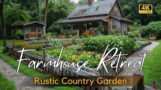 Rustic Farmhouse Garden Ideas Integrating Countryside Charm and Tranquility into Your Outdoor Space [upl. by Notfol]