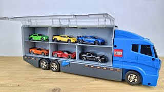 トミカ☆世界の高級な車のミニカーを開封してコンボイへ収納☆ホンダ NSX｜Tomica quotWorlds Luxury Carquot minicars opening [upl. by Krystal]