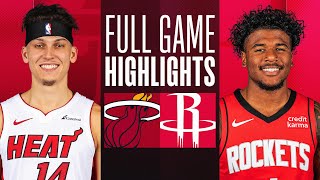 HEAT at ROCKETS  NBA PRESEASON FULL GAME HIGHLIGHTS  October 20 2023 [upl. by Merle]