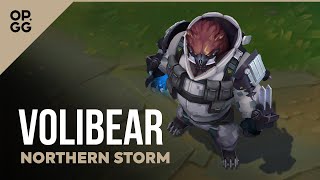 Northern Storm Volibear  OPGG Skin Review  League of Legends [upl. by Ahseniuq474]