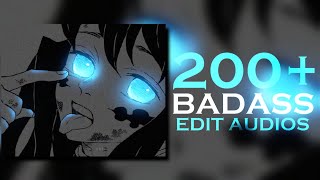 200 badass edit audios because you need them💖🔥 [upl. by Llydnek]