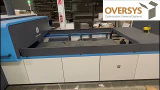 VIDEO OVERSYS U67221123 HP SCITEX 17000 DIGITAL PRINTER [upl. by Brittaney]