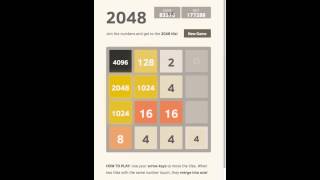 2048 AI 8192 tile achieved [upl. by Tallula]