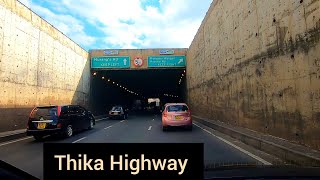 Driving on Thika super highway in 2024 Nairobi City Kenya [upl. by Adnoloy]