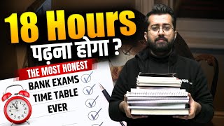 ⏳ The Most Honest Bank Exams Time Table  Study Plan  Aashish Arora [upl. by Gish]