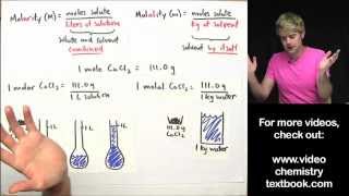 Whats the Difference Between Molarity and Molality [upl. by Airret]