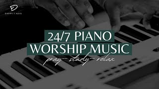 Prayer Instrumental Music with Scriptures amp Nature  247 DappyTKeys Piano Worship [upl. by Erodeht20]