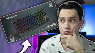 Najcichsza klawiatura mechaniczna 😮 Genesis Thor 303 TKL z silent switch [upl. by Eahsal]