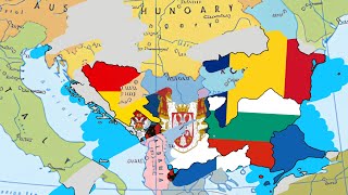 Map of Balkan war speed paint [upl. by Joanne]