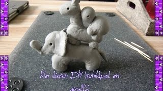 Klei DIY dieren deel 2 Giraffe [upl. by Ries487]