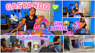 COMPRE ÚTILES ESCOLARES 📚 Organizacion para el Regreso a Clases 👩‍🏫 Cocina Conmigo 👩‍🍳 Vlog [upl. by Leuqar399]