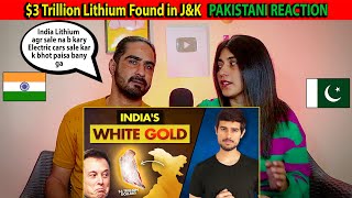 Pakistani React 3 Trillion Lithium Found in JampK  Geopolitics of Natural Resources  Dhruv Rathee [upl. by Nerin]