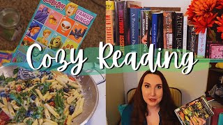 Cozy Reading Vlog 📚 Bingo TBR New Recipe Reading NewToMe Authors [upl. by Aenej571]