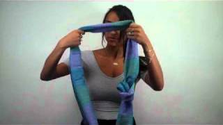 How to Tie a Scarf Fake Knot [upl. by Bordiuk660]