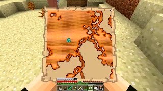 WIGETTA EXTREMO 2  EL MAPA DEL TESORO 7  MINECRAFT 17w06a [upl. by Ylla]