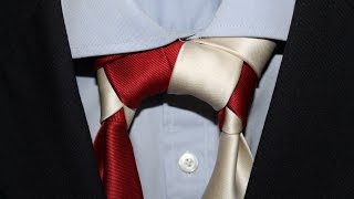 How To Tie a Tie Double Eldgredge Knot Doubled [upl. by Yssenhguahs]