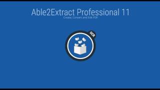 The AllNew Able2Extract Professional 11 [upl. by Nohsyar]