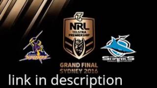 NRL Grand Final 2016 Storm Vs Sharks Live Match [upl. by Suchta]