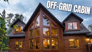 OffGrid Cabin Tour  4000 Sq Ft Retreat in the Wilderness [upl. by Innad]