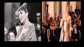 Callas vs Rene Fleming Casta Diva [upl. by Aicetel]