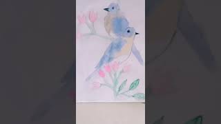 I like birds 🐣shortvideo art [upl. by Anomor]