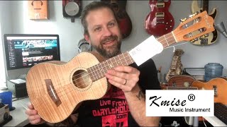 Kmise M12377 Tenor Ukulele Unboxing amp Initial Review [upl. by Edsel]