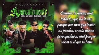 Aparentemente Letra  Noriel Darell Miky Woodz amp Maximus Wel [upl. by Milan]