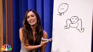 Pictionary with Megan Fox Nick Cannon and Wiz Khalifa – Part 1 [upl. by Edelsten814]