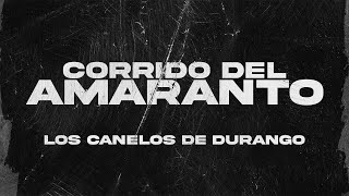 Corrido Del Amaranto  Los Canelos De Durango Video Liric [upl. by Yerffej]