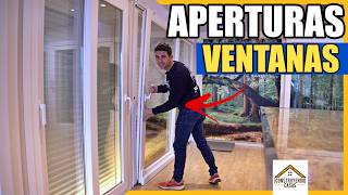 🔶Tipos de APERTURAS de VENTANAS🔶 VISITAMOS una FABRICA de VENTANAS  MAHIDALU [upl. by Beverie73]