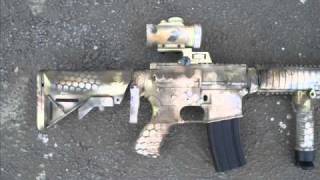 m4a1 Desert Camouflage Airsoft [upl. by Janeva]