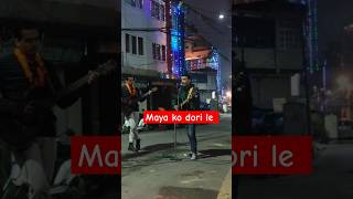 Maya ko dori le nistruri mori lai Nepali Music 🎵🎶Live performance video music songdeusibhailo [upl. by Sitsuj]