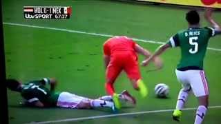 Robben hop amp flop v Mexico [upl. by Adlanor]