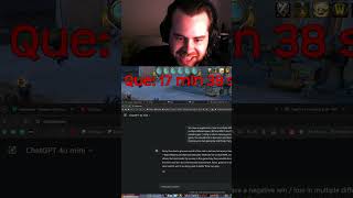 AI SHAKESPEARE ROASTING PEOPLE ON WOW FORUMS  omnivorex on Twitch [upl. by Cloutman516]