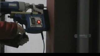 Perceuse magnetique metallkraft MB351wmv [upl. by Tabbi481]